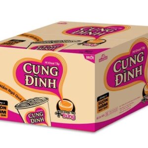 Mì ly Cung Đình sườn hầm ngủ quả (thùng 24 ly) Mì ly Cung Đình sườn hầm ngủ quả (thùng 24 ly)