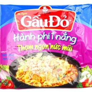 Mì Gấu Đỏ thịt bằm hành phi