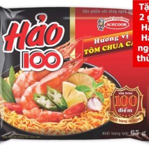 Mì Hảo 100 tôm chua cay (thùng 30 gói)