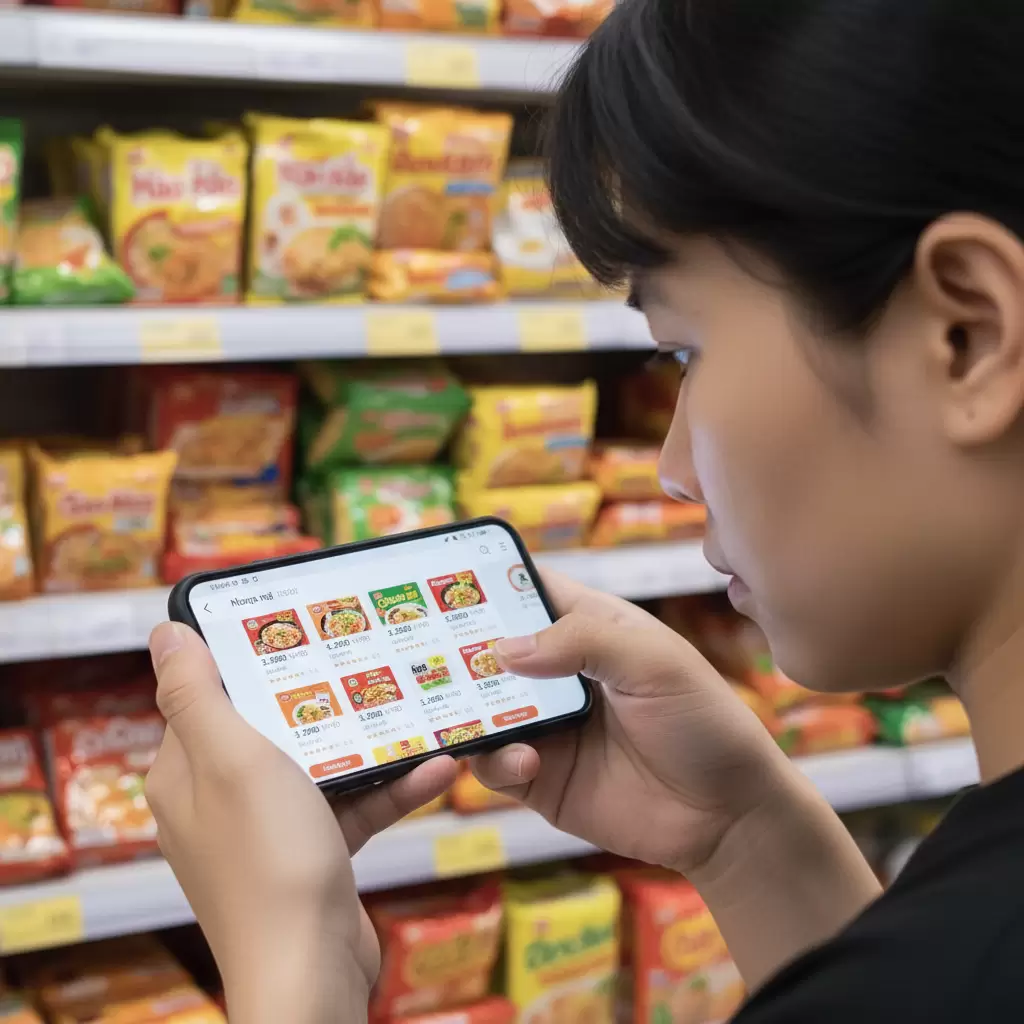 So sánh giá giữa các nền tảng và tận dụng mã giảm giá là cách tối ưu chi phí mua mỳ gói online