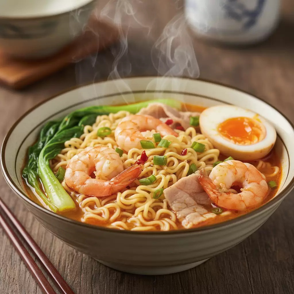 Bí quyết làm lạnh đột ngột giúp sợi mỳ tôm giữ được độ dai hoàn hảo