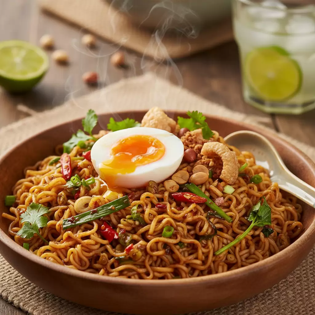 Mỳ tôm trộn là công thức tiết kiệm thời gian và nguyên liệu nhất